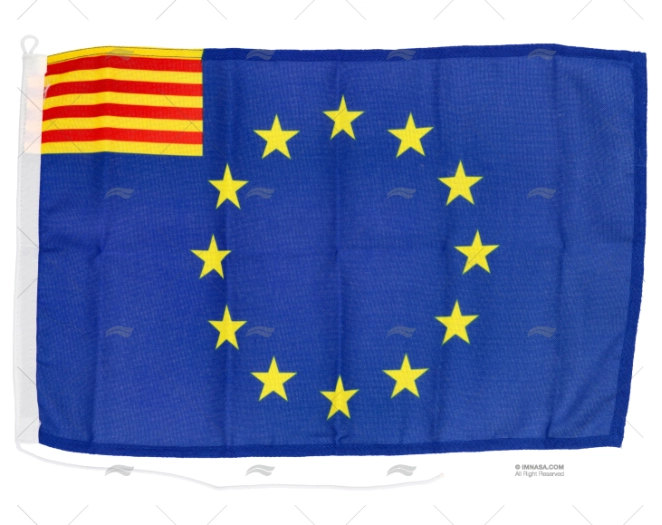 EURO-CATALONIA 45x30cm FLAG HQ ADRIA BANDIERE