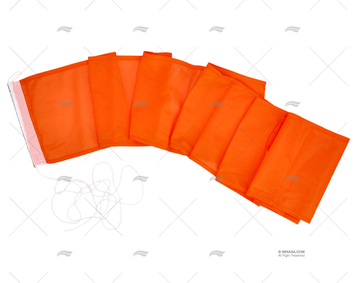 BANDIERA SCI NAUTICO ARANCIONE 200X 18cm