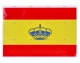 FLAG SPAIN W/ CROWN ADHESIVE 210X140mm