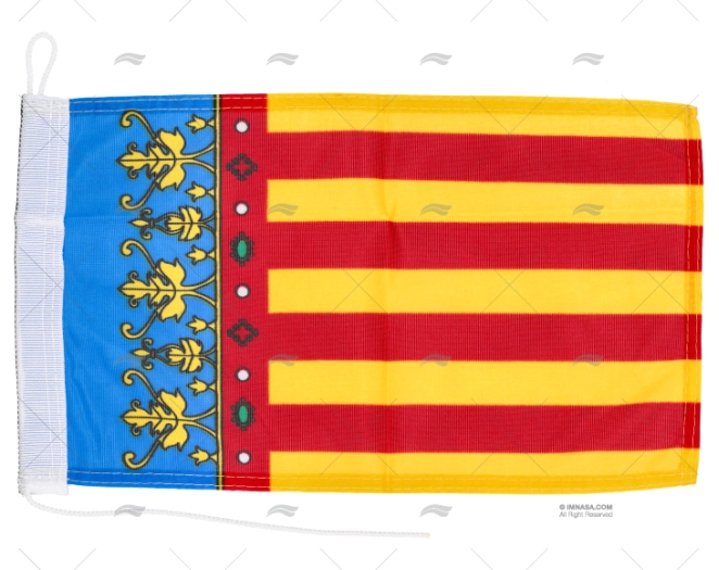 BANDIERA VALENCIA       30x 20cm