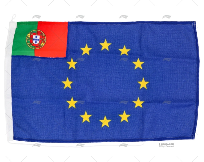 BANDIERA EURO-PORTOGHESE 45x 30cm ADRIA BANDIERE