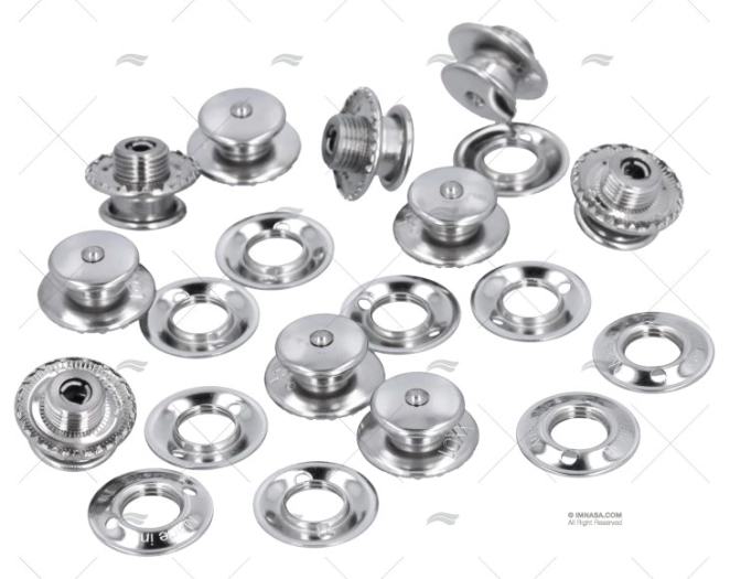 BOTTONE A PRESSIONE TENAX FEMMINA 15mm *(10) LOXX