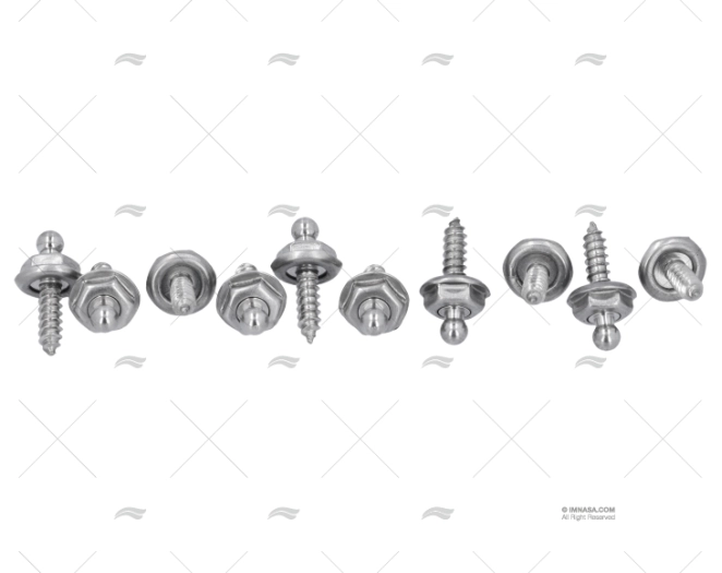 MASCHIO CON VITE TENAX 12mm *(10) LOXX