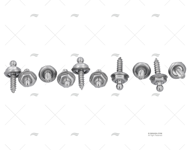 MASCHIO CON VITE TENAX 12mm *(10) LOXX