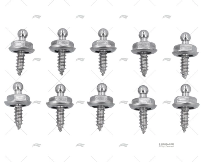 MASCHIO LAMIERA TENAX 4x10 INOX *(10) LOXX