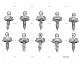 MASCHIO LAMIERA TENAX 4x10 INOX *(10) LOXX