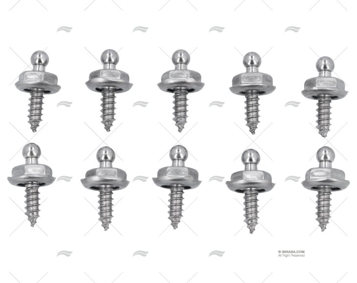 MASCHIO LAMIERA TENAX 4x10 INOX *(10) LOXX