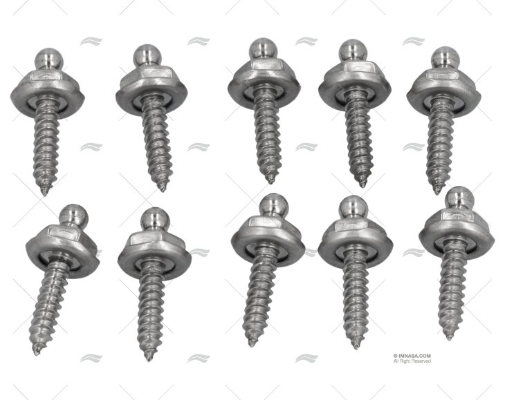 MASCHIO PIASTRA TENAX 4x16 INOX *(10) LOXX