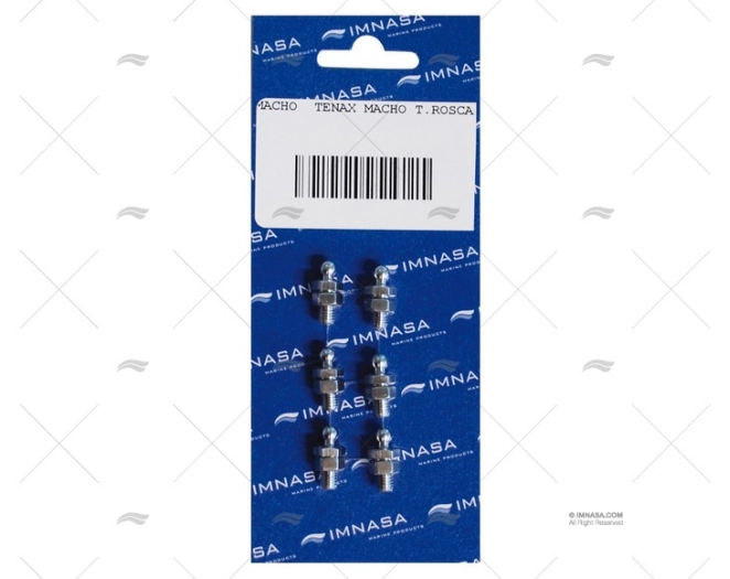 STUD. MALE W/ BOLT & NUT  (6)