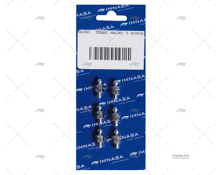 STUD. MALE W/ BOLT & NUT  (6)