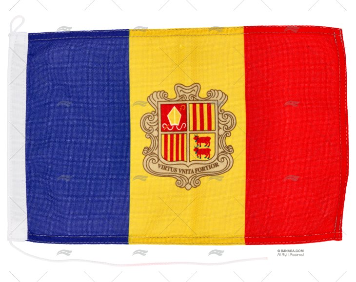 BANDIERA ANDORRA        30x 20cm ADRIA BANDIERE