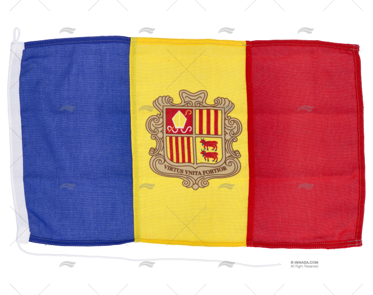 BANDIERA ANDORRA        45x 30cm ADRIA BANDIERE