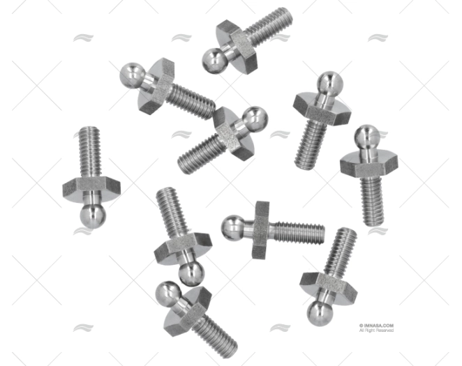 MASCHIO FILETTATURA TENAX M4 x 10mm INOX *(10) LOXX