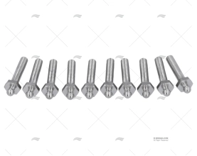 MASCHIO FILETTATURA TENAX M5 x 25mm INOX *(10) LOXX