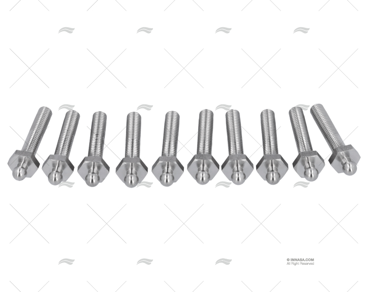 MASCHIO FILETTATURA TENAX M5 x 25mm INOX *(10) LOXX
