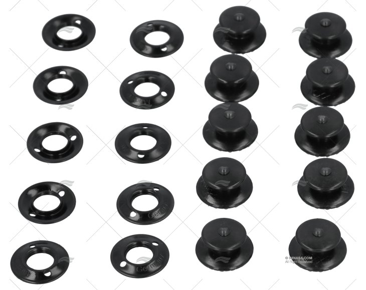 FEMMINA TENAX 15mm OTTONE BRUNITO LOXX
