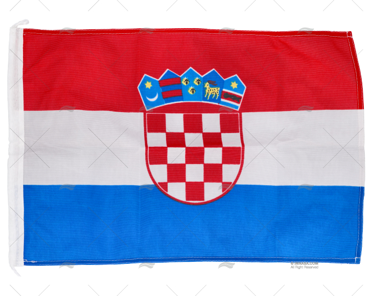 BANDIERA CROAZIA        45x 30cm