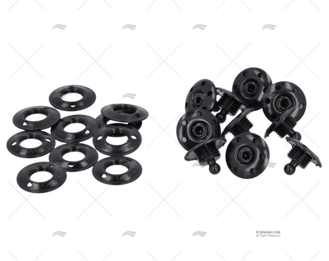 MACHO AÉREO TENAX 20mm LATÃO PRETO LOXX