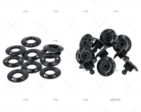 MASCHIO AEREO TENAX 20mm OTTONE NERO LOXX
