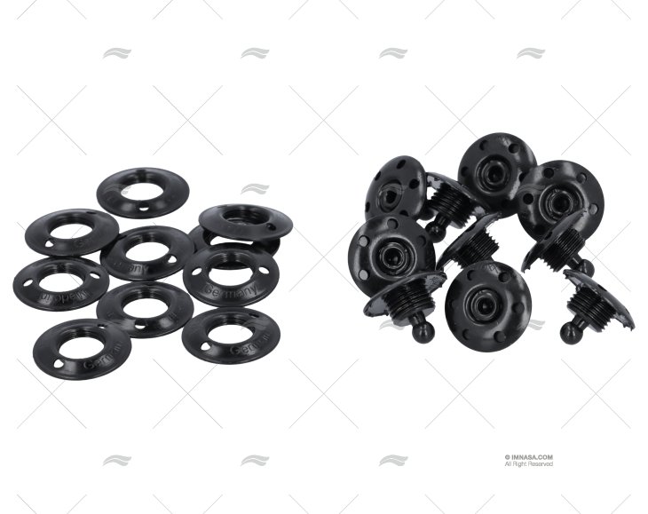 MASCHIO AEREO TENAX 20mm OTTONE NERO LOXX