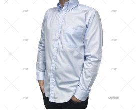 CAMISA M/L H AZUL S   HOMEM