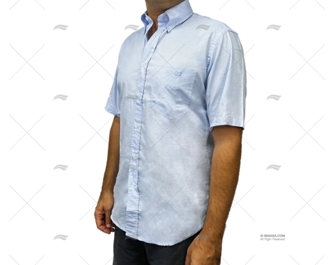 CAMISA AZUL M/C HOMEM S