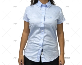 CAMICIA M/C M BLU XL  DONNA