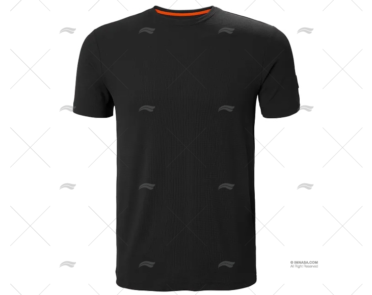 OXFORD T-SHIRT H/H BLACK S HELLY HANSEN