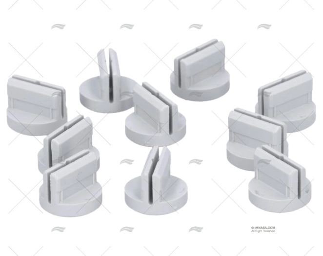 BATENTE GUIA TENAX PVC CINZENTO 12mm LOXX