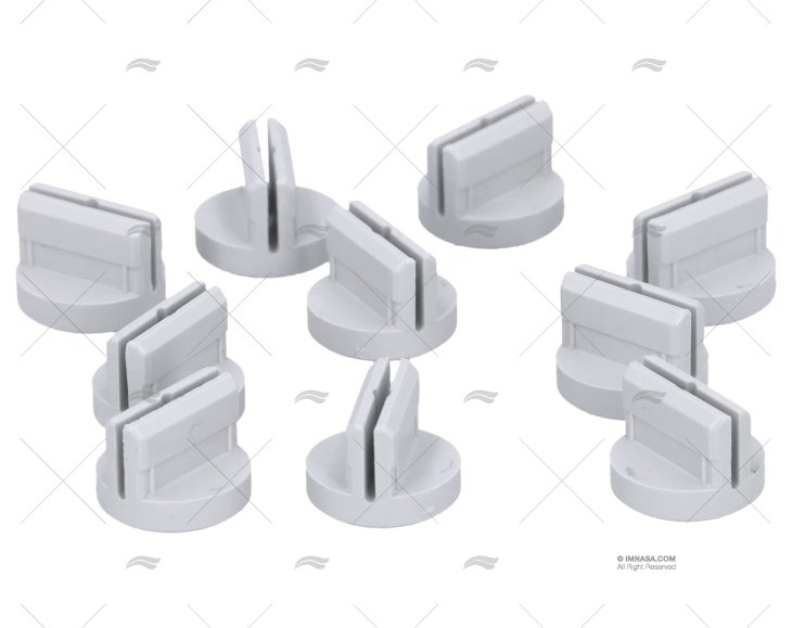 BATENTE GUIA TENAX PVC CINZENTO 12mm LOXX