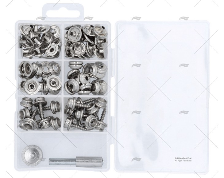 KIT BOTTONI A PRESSIONE CHIUSURA RAPIDA P/TELO 101UNIT