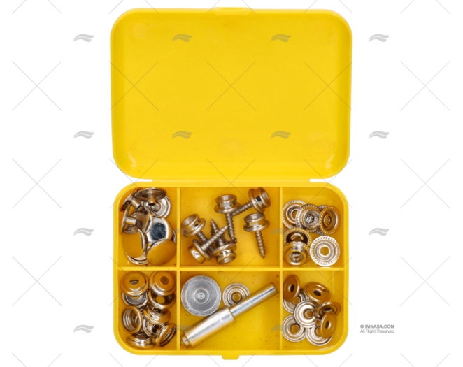 KIT BOTTONI A PRESSIONE CHIUSURA RAPIDA P/TELO 51UNITÀ