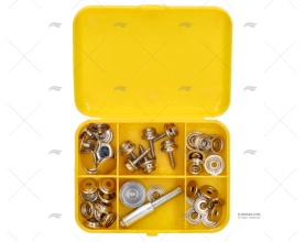 KIT BOTTONI A PRESSIONE CHIUSURA RAPIDA P/TELO 51UNITÀ