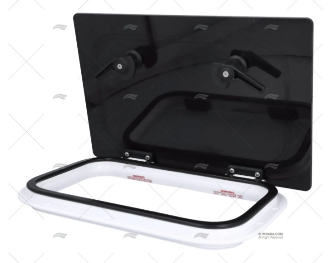 FLUSH HATCH 3G 20 DARK GREY LEWMAR