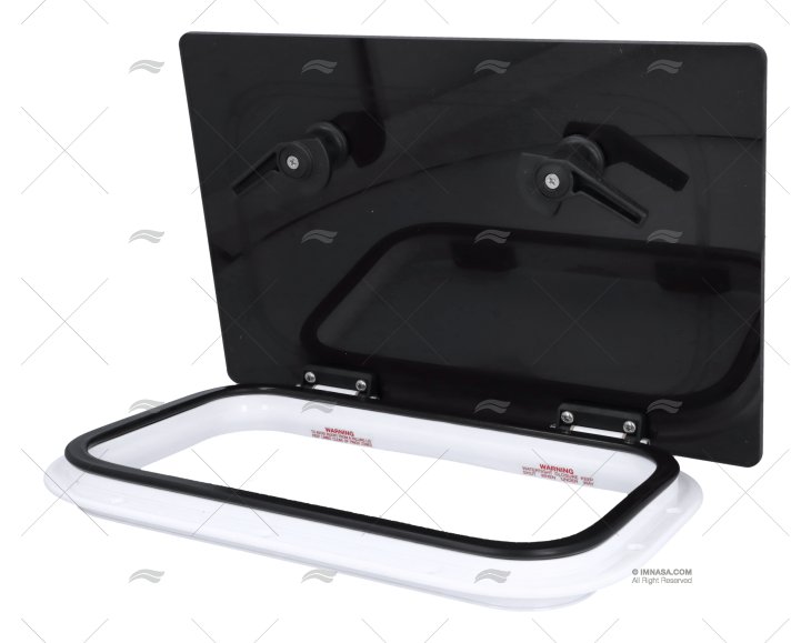 FLUSH HATCH 3G 20 DARK GREY LEWMAR