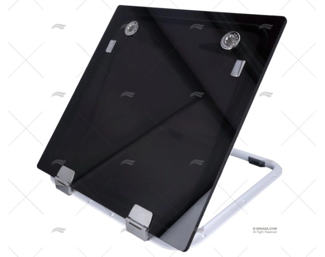 FLUSH HATCH T-60 DARK HINGES  S.S. LEWMAR