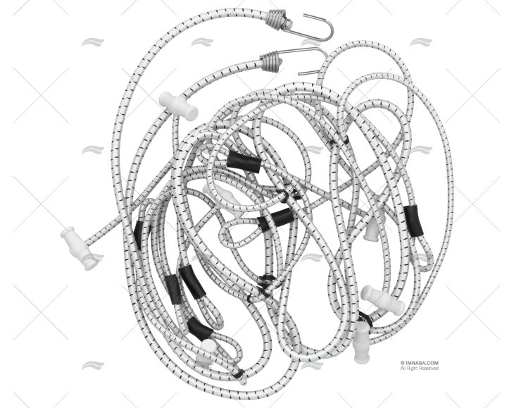 POULPE 08mm ATTACHEVOILES MULTIPLE 300cm
