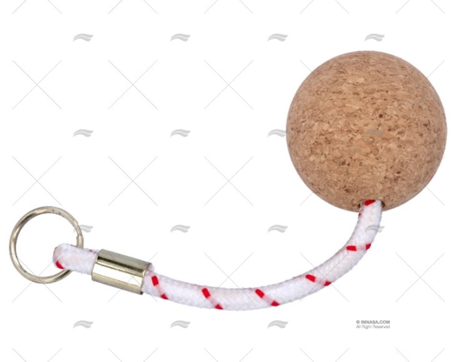 KEY CHAIN W/ CORK BALL