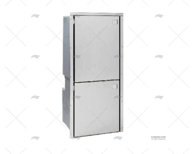 GELEIRA 195L CR 130+ 65L CONGELADOR INOX LH ISOTHERM