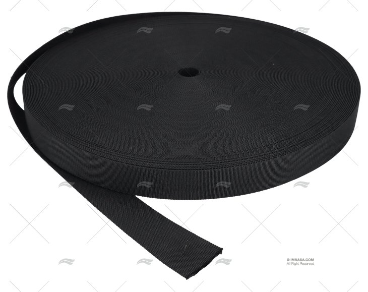 CINGHIA 50mmx100m NERA    POLIURETANO