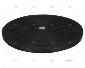 CINGHIA 25mmx150m NERO    POLIURETANO