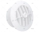 A.C. ROUND GRID PVC D.100mm WHITE