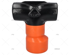 A.C. T-CONNECTOR 120/100/100 ¤ PLASTIC THERMOWELL