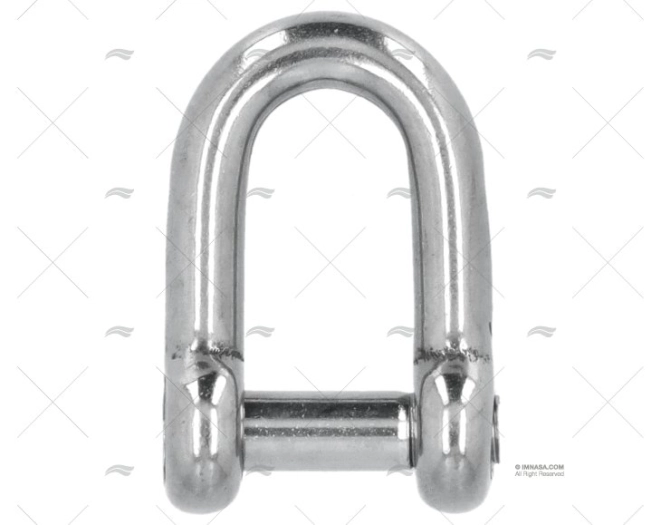 MANILHA RETA ALLEN INOX 06mm