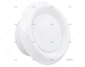 GRELHA AR PVC 100MM REDONDA BRANCA THERMOWELL