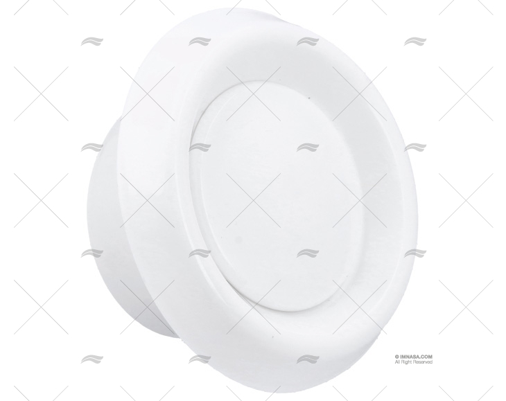 GRIGLIA ARIA PVC 100MM TONDA BIANCA THERMOWELL