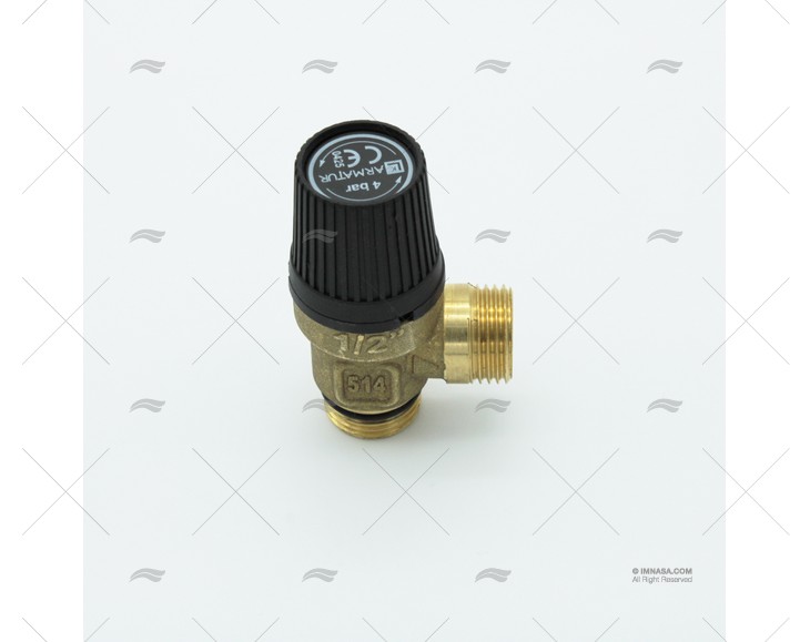 VÁLVULA SEGURANÇA 4BAR 1/2" ISOTHERM