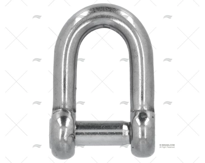 MANILHA RETA ALLEN INOX 08mm