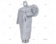 SHOWER HEAD W/ BUTTON CHROMED