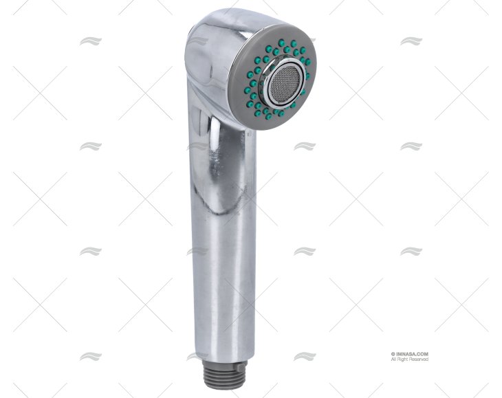 CHUVEIRO CROMADO 1/2"BSP-20 COM BOTÃO